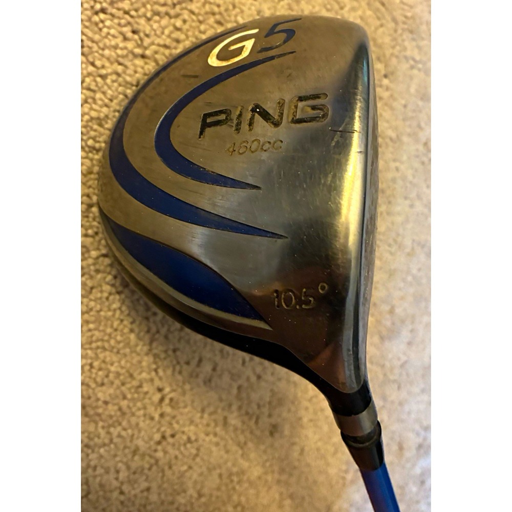 Ping G5 RH Driver Golf Club Head 460cc 10.5° Gray/Blue Unisex Adults